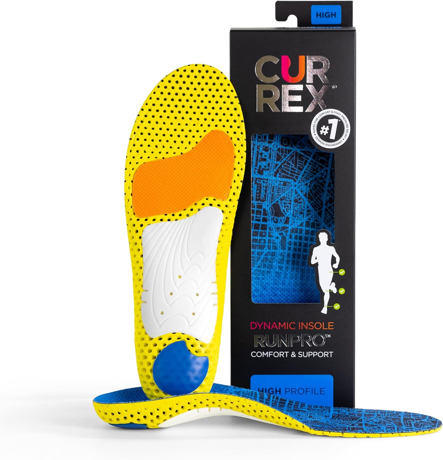 CURREX RUNPRO Insoles HIGH PROFILE