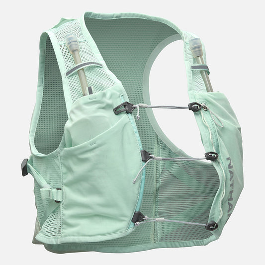 Nathan Women's Pinnacle Breeze 4 Liter Hydration Race Vest - Surf Spray/Reflective Silver