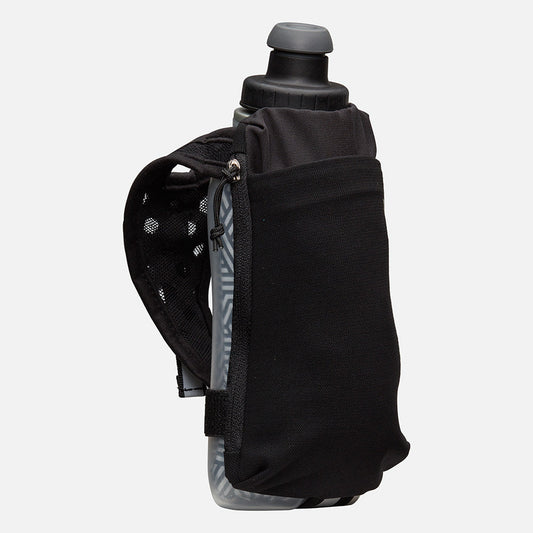Nathan SpeedDraw 2 Insulated Flask 12oz - Black/Reflective Silver