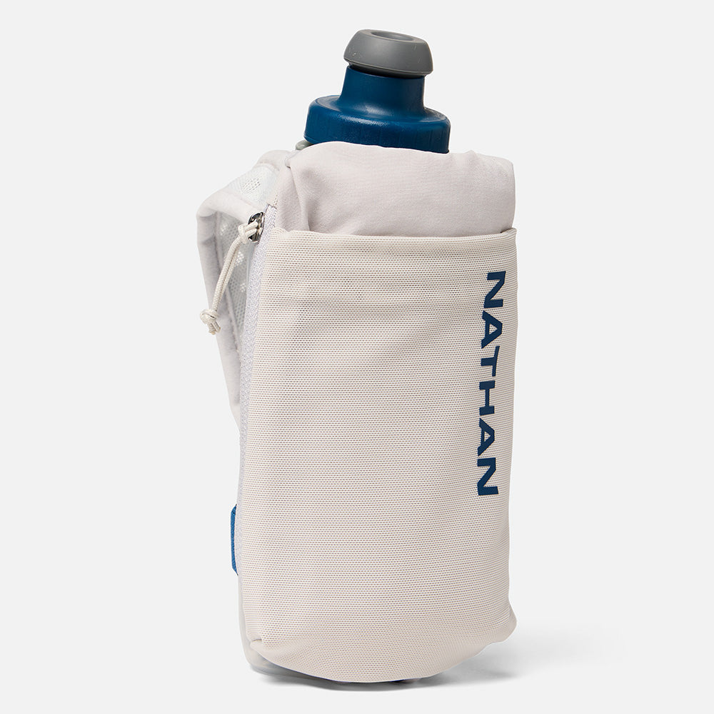 Nathan SpeedDraw 2 Insulated Flask 12oz - Vapor Grey/Sailor Blue