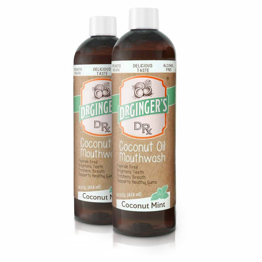 Dr Gingers Coconut Oil Mouthwash 2 Pack